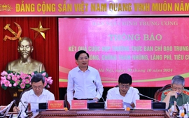 Ban Nội chính Trung ương thông tin về kết quả cuộc họp Thường trực Ban Chỉ đạo Trung ương về phòng, chống tham nhũng