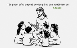 Đề thi học sinh giỏi Văn: Tác phẩm sống được là do tiếng lòng của người cầm bút