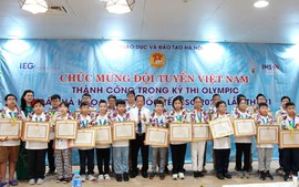 Học sinh Hà Nội xếp thứ 2 toàn đoàn Olympic toán và khoa học quốc tế 2024