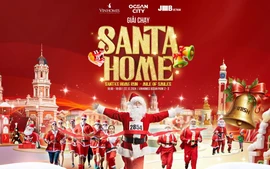 Hàng nghìn “ông già Noel” chạy marathon nhuộm đỏ Ocean City dịp Giáng sinh 2024