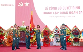 Quân đoàn 34 kiện toàn tổ chức, quy định lãnh đạo như thế nào?