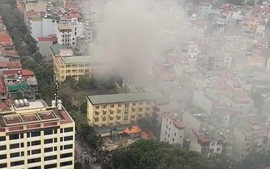 Hà Nội: Thông tin về vụ cháy trường Trung học cơ sở Văn Quán (Hà Đông)