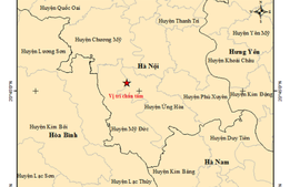 Xảy ra động đất 4 độ richter ở Hà Nội