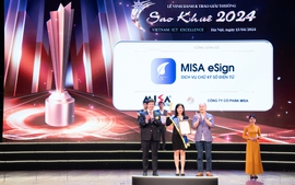 Dịch vụ chữ ký số từ xa MISA eSign được vinh danh tại Sao Khuê 2024
