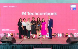 Techcombank tiếp tục lọt top bảng xếp hạng Best WorkPlaces™ VietNam 2024 - hạng mục doanh nghiệp lớn