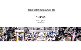 VinFast vào 100 công ty ảnh hưởng nhất thế giới cùng Micosoft, Nvidia, Tik Tok...