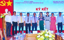 Bình Thuận ký kết phối hợp đẩy mạnh khuyến học - khuyến tài, xây dựng xã hội học tập