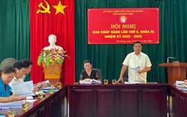 Hội Khuyến học tỉnh Hà Giang tổ chức Hội nghị Ban Chấp hành lần thứ 8, khóa 4, nhiệm kỳ 2020-2025
