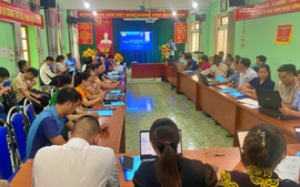Hội Khuyến học tỉnh Hà Giang tập huấn sử dụng phần mềm đánh giá Công dân học tập