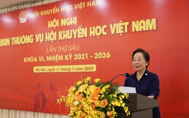 Giáo sư Nguyễn Thị Doan: Đội ngũ cán bộ khuyến học miệt mài, đam mê công việc vì sự học của nước nhà