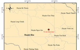Động đất 4,1 độ richter ở Thanh Hóa - các chuyên gia vẫn đang tiếp tục theo dõi 
