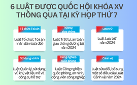 Lệnh của Chủ tịch nước công bố 6 luật vừa được Quốc hội khóa XV thông qua tại kỳ họp thứ 7