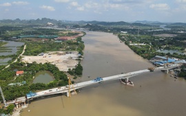 Diện mạo cầu Lại Xuân hơn nghìn tỉ đồng nối Hải Phòng - Quảng Ninh sắp về đích