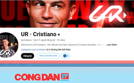 Cristiano Ronaldo đạt nút kim cương Youtube chỉ trong 24 tiếng lập kênh