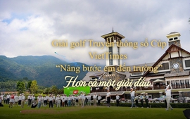 Giải golf Truyền thông số Cúp VietTimes “Nâng bước em đến trường”