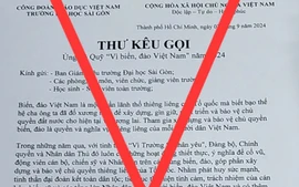 Trường đại học cảnh báo lừa đảo ủng hộ Quỹ "Vì biển, đảo Việt Nam"