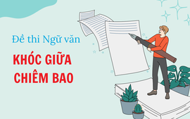 Bài thơ "Khóc giữa chiêm bao" vào đề khảo sát môn Ngữ văn