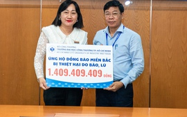 Thêm trường đại học phía Nam ủng hộ đồng bào bị thiệt hại do bão lũ