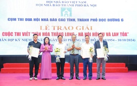 Trao giải Cuộc thi "Văn hóa Thăng Long - Hà Nội hội tụ và lan tỏa": 31 tác phẩm báo chí được vinh danh