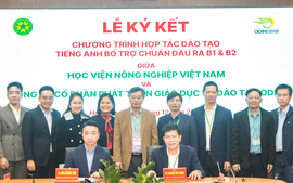 Học viện Nông nghiệp hợp tác đào tạo tiếng Anh cho sinh viên