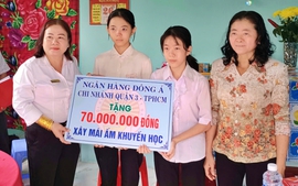 Hội Khuyến học tỉnh Tiền Giang trao tặng mái ấm khuyến học 