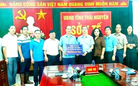 Lào Cai ủng hộ Thái Nguyên, Tuyên Quang ngăn ngừa dịch bệnh, chăm sóc sức khỏe người dân sau mưa lũ