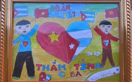 Cảm động lá thư và tranh vẽ của học sinh Hà Tĩnh gửi nhân dân và thiếu nhi Cuba