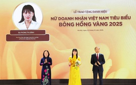 Phó Tổng Giám đốc Agribank được vinh danh “Nữ doanh nhân Việt Nam tiêu biểu - Bông hồng Vàng 2025”