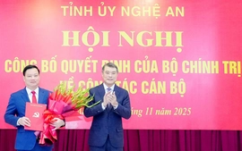 Chủ tịch tỉnh Hưng Yên được điều động làm Bí thư Tỉnh ủy Nghệ An