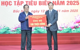 Hội Khuyến học tỉnh Bắc Ninh biểu dương 100 điển hình tiên tiến trong công tác khuyến học, khuyến tài