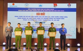 Học viện Cảnh sát nhân dân có 4 công trình giành Giải thưởng Khoa học và Công nghệ dành cho sinh viên