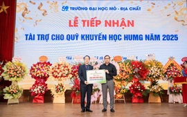 Hỗ trợ kinh phí trao học bổng cho sinh viên có hoàn cảnh khó khăn tại Trường Đại học Mỏ - Địa chất