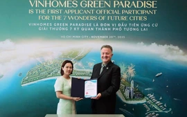 Vinhomes Green Paradise được công nhận là ứng viên đầu tiên của "7 Kỳ quan Đô thị Tương lai" thế giới