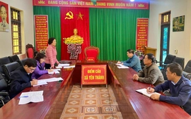 Hội Khuyến học Tuyên Quang kiểm tra tiến độ hợp nhất các hội khuyến học cấp xã