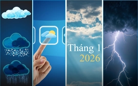 Dự báo khí hậu tháng 1/2026