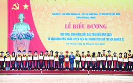 Hải Phòng vinh danh 225 học sinh, sinh viên xuất sắc tiêu biểu năm 2025