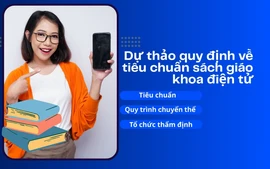 Bộ Giáo dục và Đào tạo công bố dự thảo quy định tiêu chuẩn sách giáo khoa điện tử