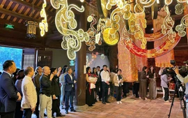 Triển lãm nghệ thuật "Đạo học ngàn năm" tại Văn Miếu - Quốc Tử Giám