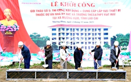 Tập đoàn Vingroup tài trợ gần 13 tỉ đồng xây ký túc xá cho học sinh vùng cao Mường Hum, Lào Cai