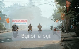 Nhiều người chọn giải pháp không ra ngoài khi bụi mịn ngập phố phường