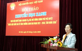 GS.TS Nguyễn Thị Doan: Thúc đẩy bong da truc tiep ngoai hang anh tập suốt đời để bồi đắp tư duy xanh, lối sống xanh, kỹ năng xanh