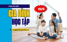 Kéo dài thời hạn gửi bài dự thi viết "Gia đình học tập"