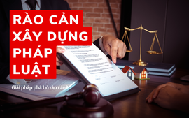 Phá bỏ rào cản trong xây dựng pháp luật cần đột phá từ điểm nghẽn