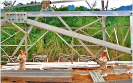 Xuyên lễ thi công đường dây 500kV Lào Cai - Vĩnh Yên đúng tiến độ