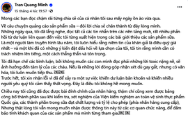 Dính líu ồn ào quảng cáo sữa, Biên tập viên truyền hình Quang Minh nói gì?