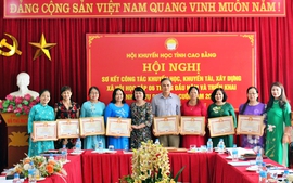 Hội Khuyến học tỉnh Cao Bằng ghi nhận các tập thể cá nhân có thành tích xây dựng xã hội học tập