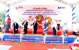Khởi công xây dựng nhà máy chế biến quế, công suất 50 tấn vỏ quế tươi/ngày