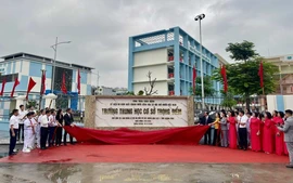 Khánh thành Trường Trung học cơ sở Trọng Điểm tại Quảng Ninh