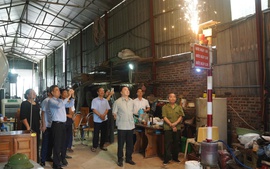 Đoàn công tác Giải thưởng Nhân tài Đất Việt 2025 khảo sát công trình cảnh báo lũ tại Bắc Ninh