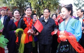 Thủ tướng Chính phủ Phạm Minh Chính dự Lễ Khởi công công trình đầu tư tại Trường Phổ thông vùng cao Việt Bắc